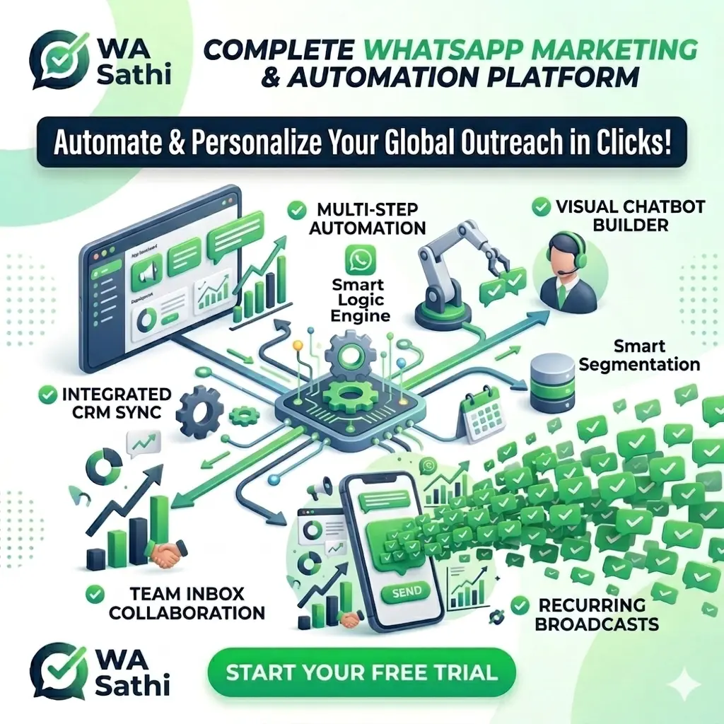 Best WhatsApp Marketing Software - WA Sathi - WhatsApp Official Business API